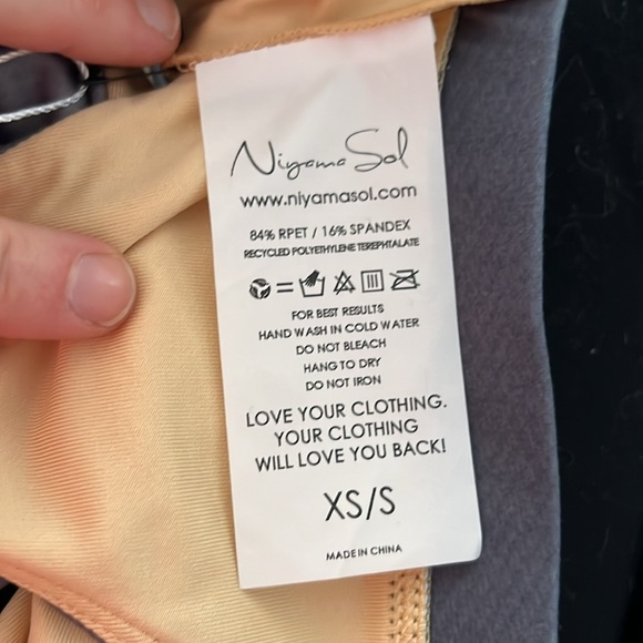 Niyama Sol Gray and Gold Bra - Picture 3 of 5